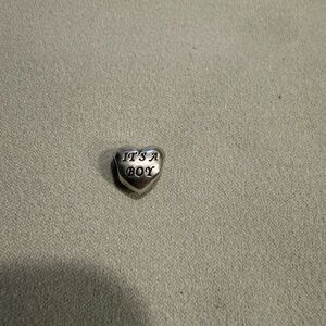 Pandora Silver 'It's a Boy' Heart Charm